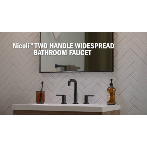 Delta Nicoli Widespread Faucet 2handle Bathroom Faucet with Drain